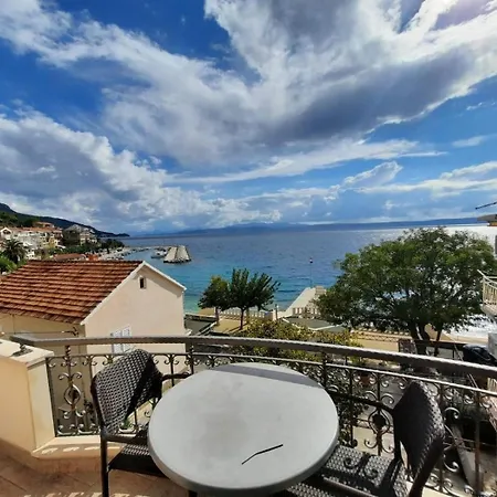In With Sea View, Terrace, Air Conditioning Wifi 3812-5 Apartment Podgora